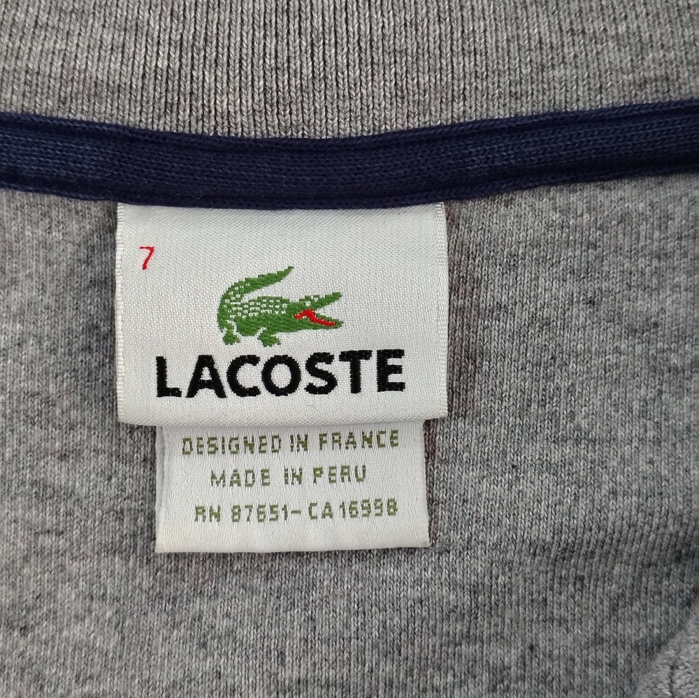 Lacoste Men's Solid Quarter-Zip Interlock Ribbed … - image 8